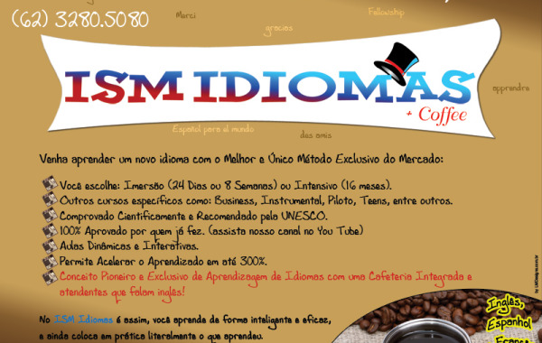 Flyer ISM Coffee & ISM Idiomas